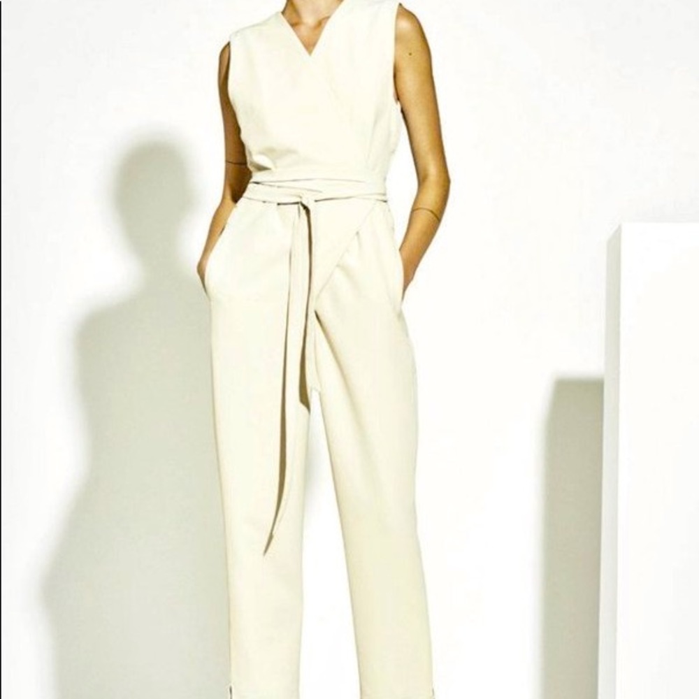 Just Female Gilda Wrap Jumpsuit - Sand XS